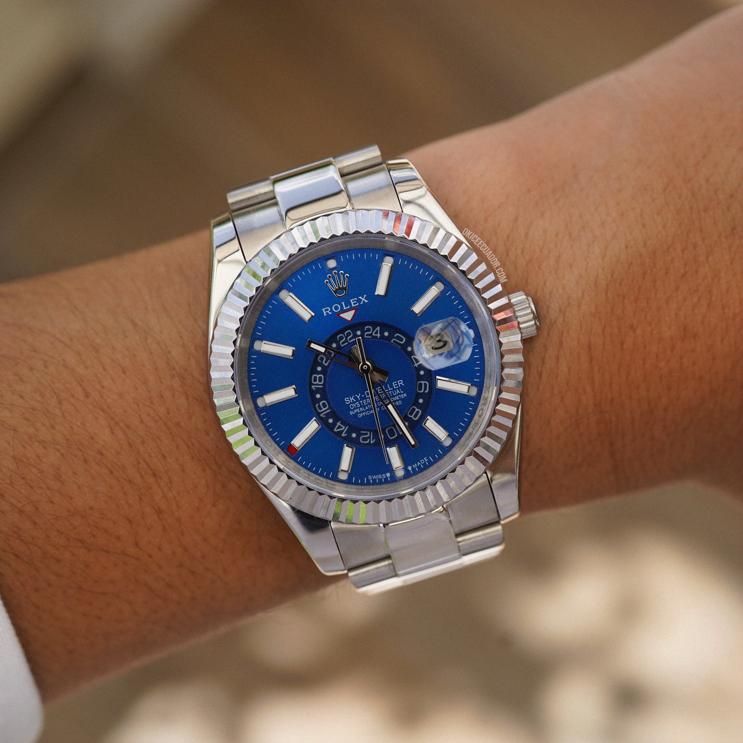 ROLEX SKYDWELLER BLUE