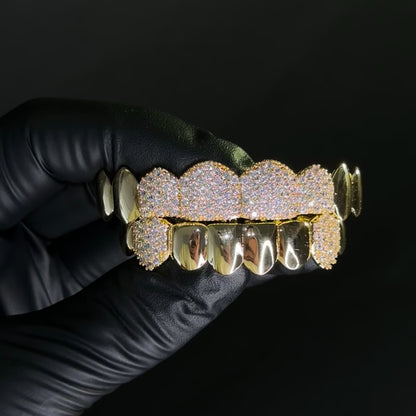 GRILLZ SOLID ICE GOLD